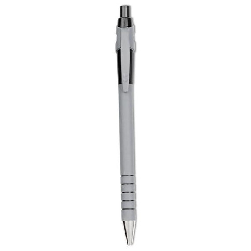 Paper Mate Flexgrip Ultra Recycled Pen Black Ink Black/Gray Brl Package Of 12