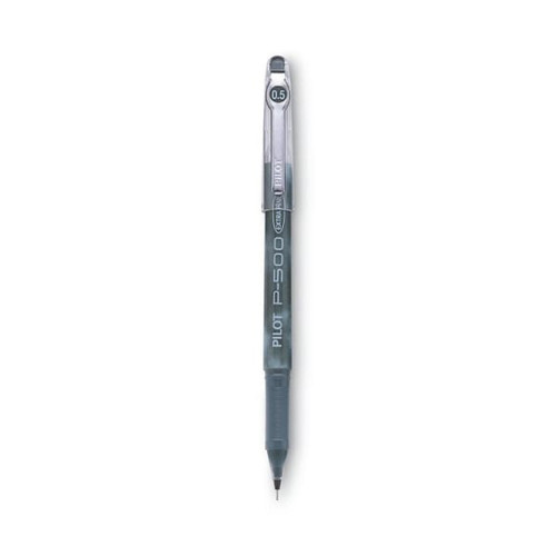 Pilot Precise P-500 Gel Pen Extra-Fine 0.5 Mm Black Ink Black Brl Package Of 12