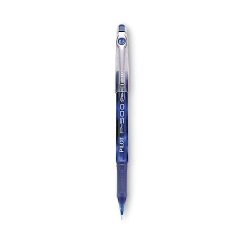Pilot Precise P-500 Gel Pen Extra-Fine 0.5 Mm Blue Ink Blue Brl Package Of 12