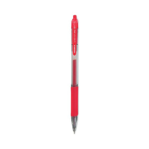 Zebra Sarasa Dry Gel X20 Gel Pen Retractable Medium 0.7 Mm Red Ink/Barrel