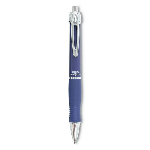 Zebra Sarasa Dry X10 Gel Pen 0.7 Mm Blue Ink Blue/Silver Brl Package Of 12