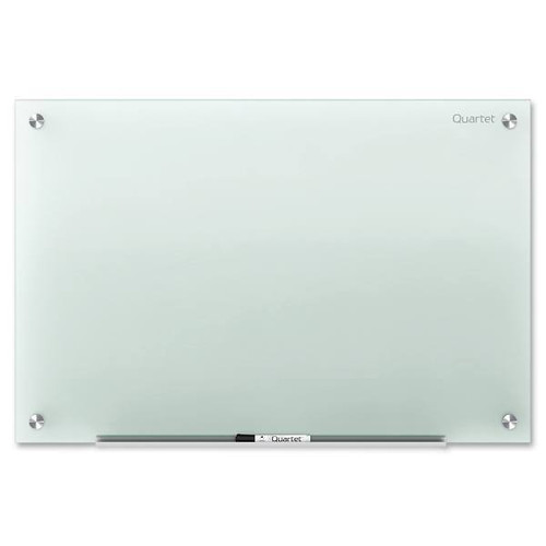Quartet Infinity Dry Erase Whiteboard 48"X36" Tempered Glass Frameless Frost