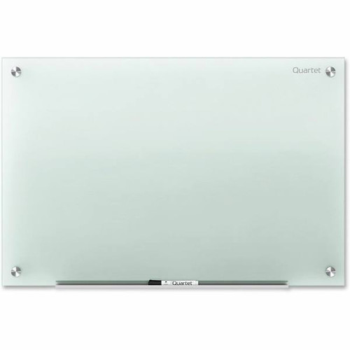 Quartet Infinity Dry Erase Whiteboard 96"X48" Tempered Glass Frameless Frost