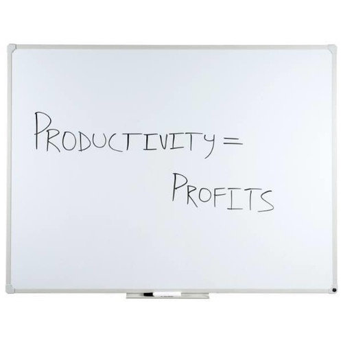 Skilcraft Quartet Magnetic Porcelain Marker Board, 36 X 48