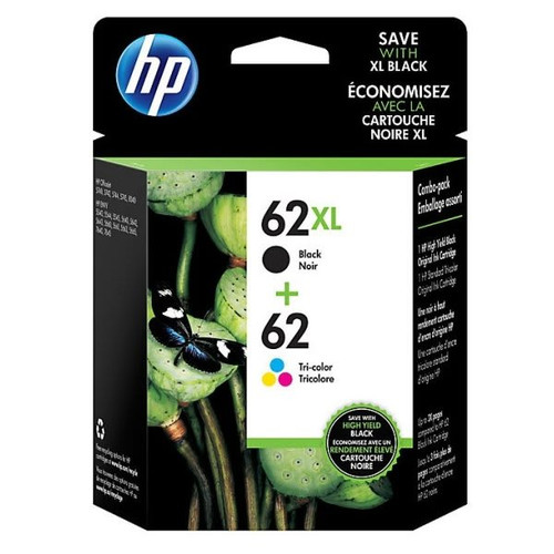 HP 62/62xl Black/Color Standard Yield Ink Cartridge