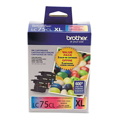 Brother Innobella High-Yield Ink 600 Page-Yield Cyan/Magenta/Yellow Package Of 3