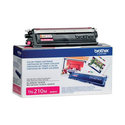 Brother Tn210m Toner 1,400 Page-Yield Magenta