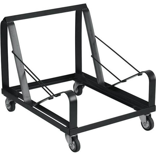 Carnegy Avenue Steel 4-Wheeled Stack Chair Dolly (Black)