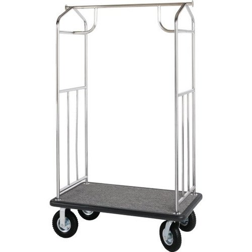 Stainless Steel Transporter Bellman'S Cart Gray Deck