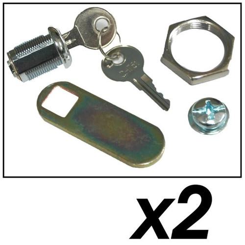 Rubbermaid Commercial Fg9t73m20000 Lock Assembly W/ Keys