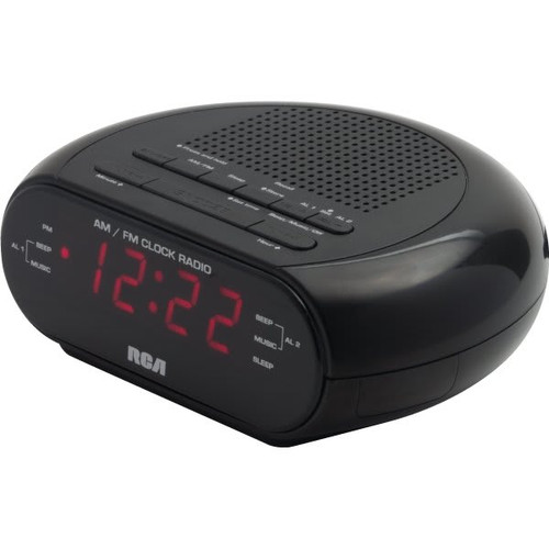 RCA COMPACT Am/Fm Clock Radio