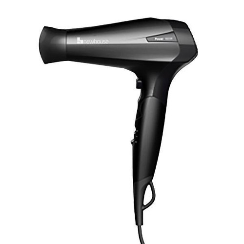 Foldable Hair Dryer W/ Spiral Cord 1875 Watt Gray/Black