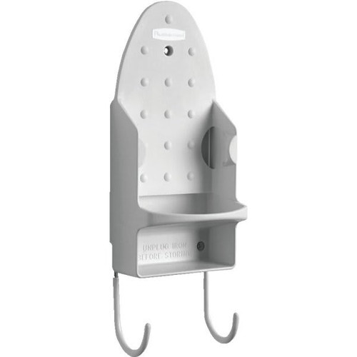 Rubbermaid Commercial Wall-Mounted White Iron Organizer (6-Pack)