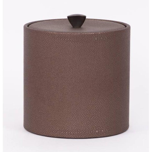 Hapco Urban 3qt Round Leatherette Ice Bucket,cobblestone,case Of 12