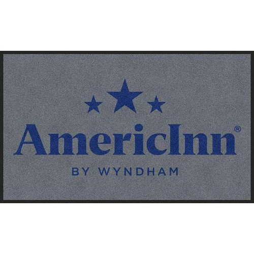 M+a Matting 3 X 5 Ft. Americinn Carpeted Entrance Logo Mat