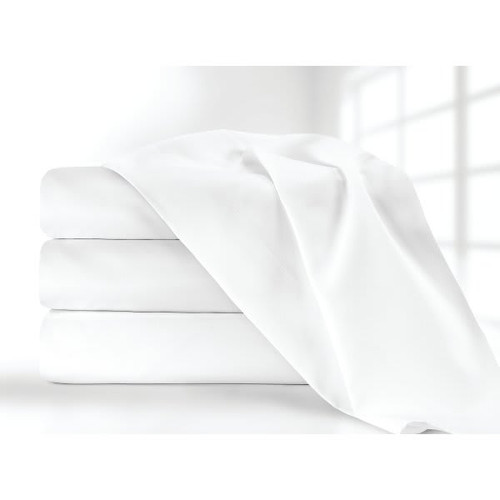 Choice Hotels Eclipse Collection Microfiber Fitted Sheet, King, 15", Case Of 24