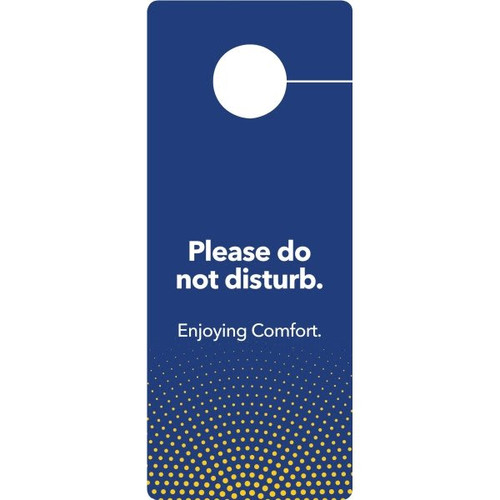 Comfort Hanging Do Nnot Disturb Sign Case Of 100
