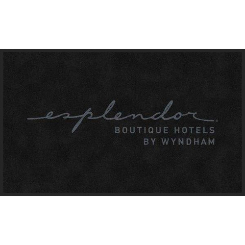 M+a Matting Esplendor Boutique Classic Impressions Carpeted Logo Mat, 3' X 5'
