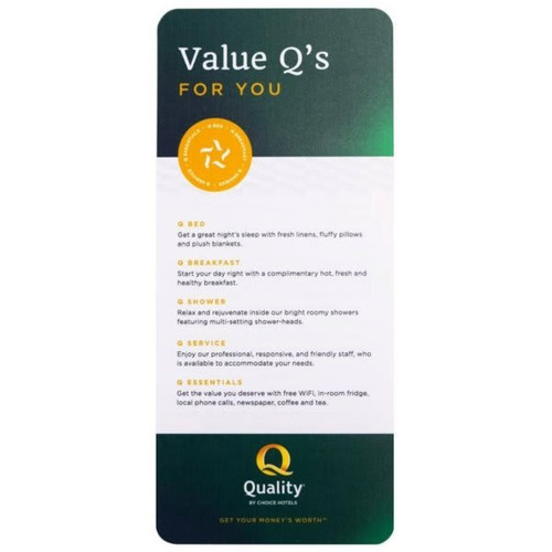 Quality Inn All In One Experience Card Case Of 50