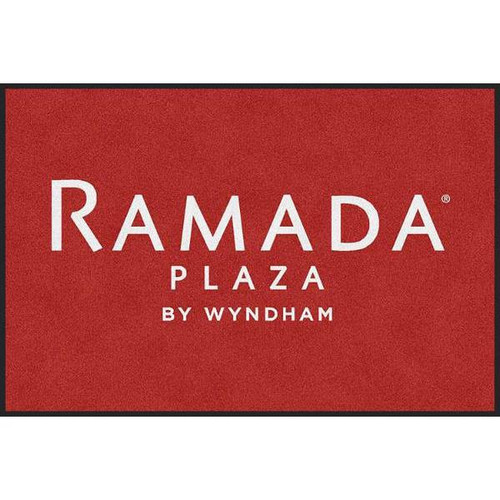 M+a Matting Ramada Plaza Logo, Carpeted Mat, 4' X 6', Classic Impression Hd