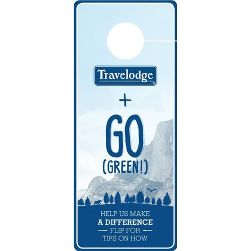 Travelodge By Wyndham Conservation Door Hanger, Case Of 100