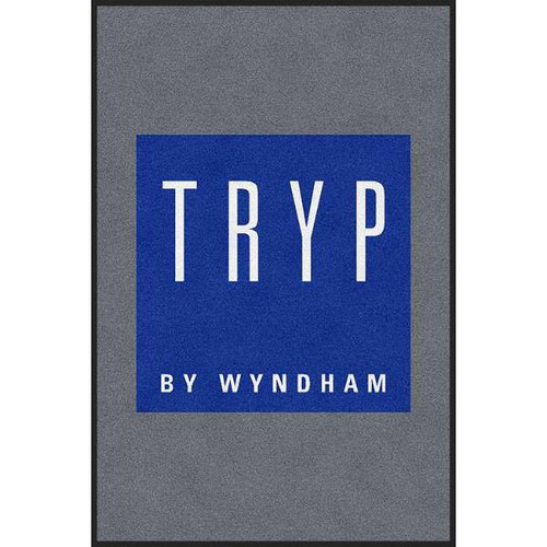 M+a Matting Tryp Classic Impressions Carpeted Entrance Logo Mat, 4'X6' Vertical