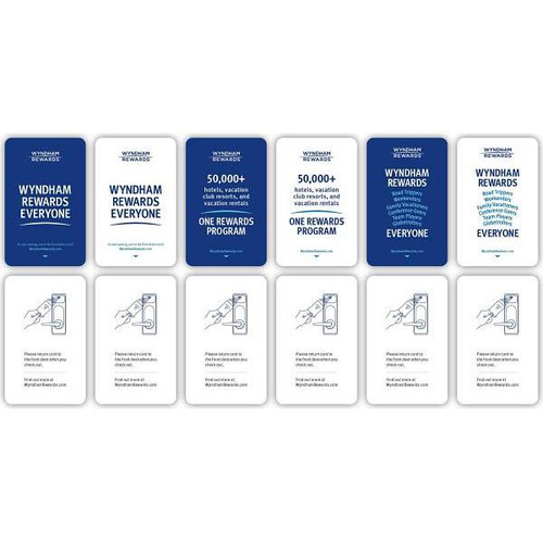 Wyndham Hotels Wyndham Rewards RFID Keycards, Case Of 250
