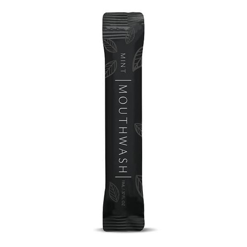 Go Mouthwash Luxury Collection Black Sachet Travel Size Packets - Box Of 1000