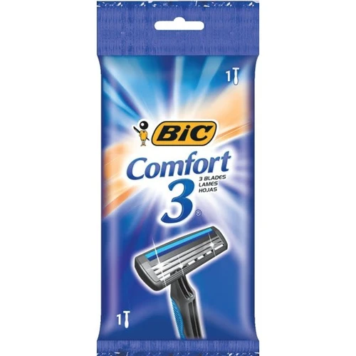 Bic Comfort 3-Blade Razor, Case Of 36