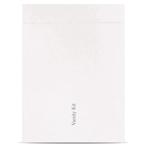 Hunter Amenities Vanity Kit, Barley Paper Pouch, Case Of 500