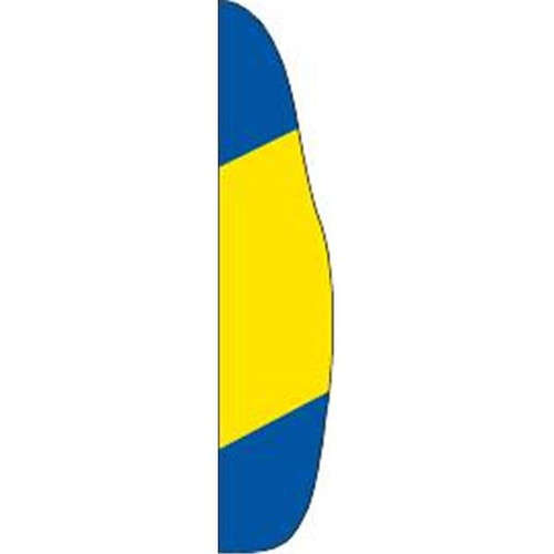 Flutter Flag Kit, Blue/yellow/blue, 12'
