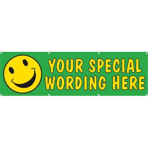 Horizontal Semi-Custom Banner, 10' X 3'