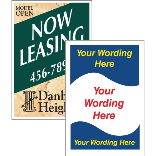 Coroplast Custom 1-Sided A-Frame Sign, 32 X 48