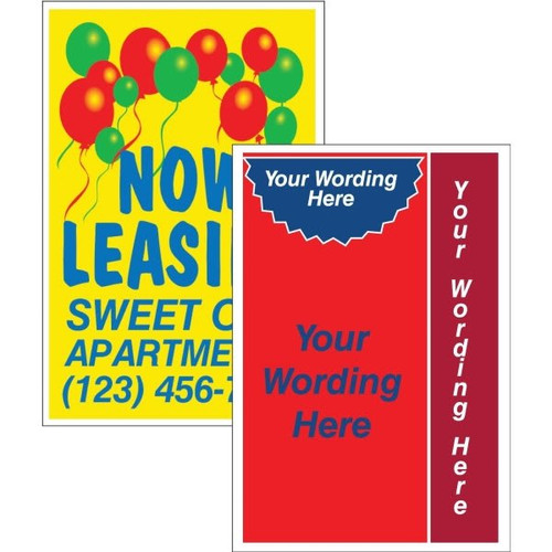 Coroplast Custom 2-Sided A-Frame Sign, 24 X 36
