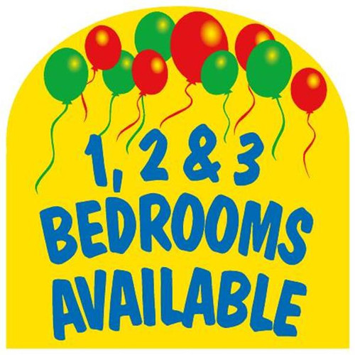 Coroplast Semi-Custom Yard Sign, Balloon, 32 X 32
