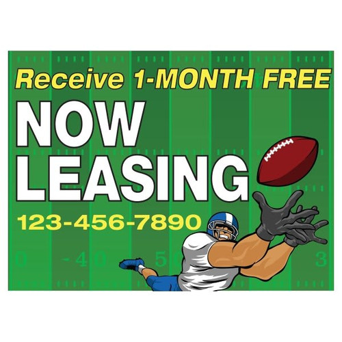 Coroplast Semi-Custom Yard Sign, Great Catch, 24 X 18