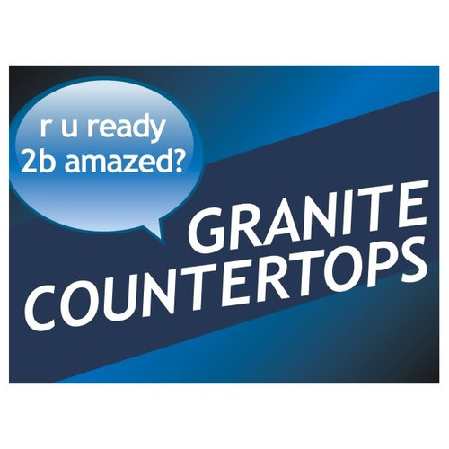 Coroplast Semi-Custom Yard Sign, Sms Text, 24 X 18