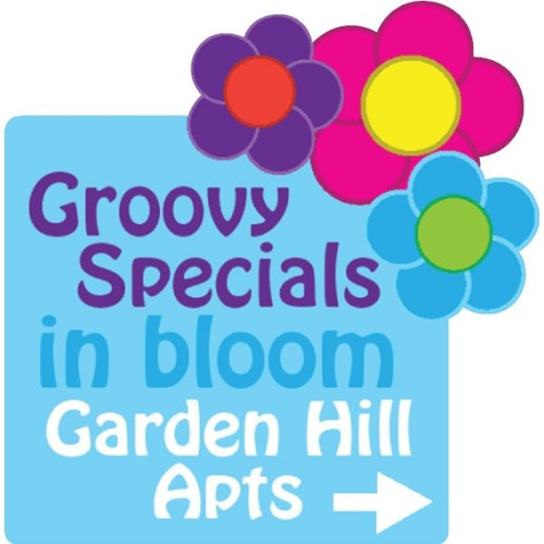 Semi-Custom Corrogated Flower Sign 32 X 32"