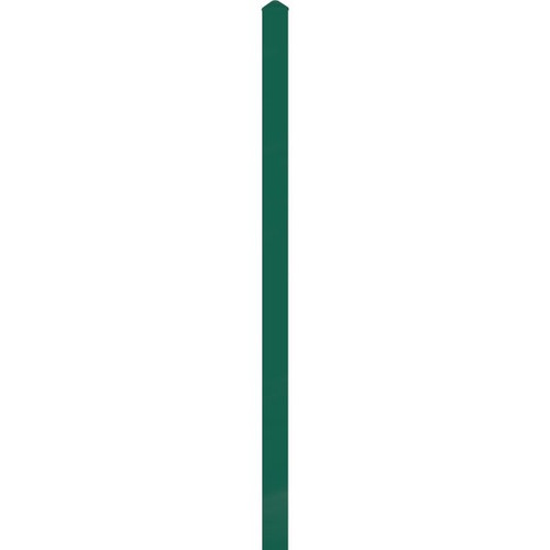Aluminum Post, 6' Green, 1-1/2 X 1-1/2 X 6'
