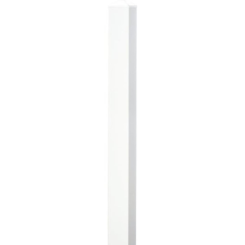Aluminum Post, 6' White, 1-1/2 X 1-1/2 X 6'
