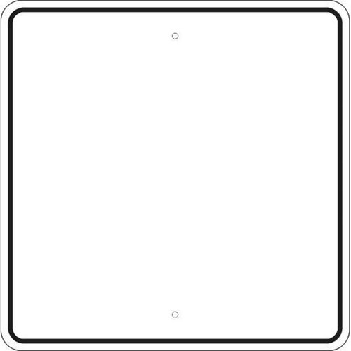 Custom Aluminum Sign, High Intensity, 30 X 30