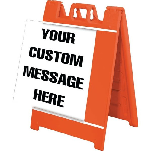 Custom Changeable A Frame Kit, Orange, 25 X 36