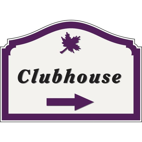 Custom Dimensional Designer Arch Sign, Smooth Finish, 22 X 16