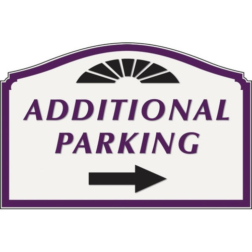 Custom Dimensional Designer Arch Sign, Smooth Finish, 36 X 24