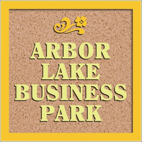 Custom Dimensional Sign With Straight Corners, Stucco Finish, 18 X 18