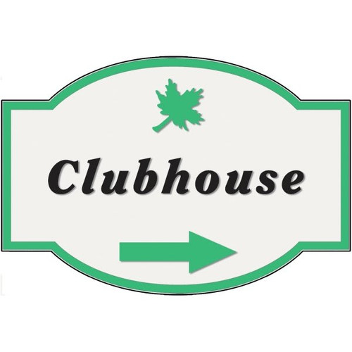 Custom Dimensional Sign, Arched Top & Bottom, Smooth Finish, 44 X 30