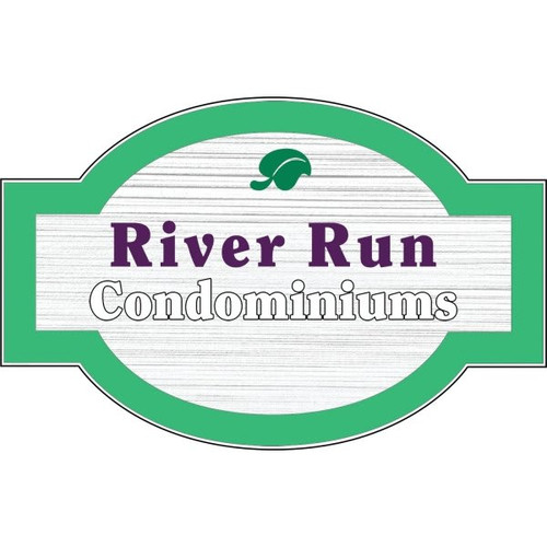 Custom Dimensional Sign, Arched Top & Bottom, Wood Grain Finish, 17 X 11