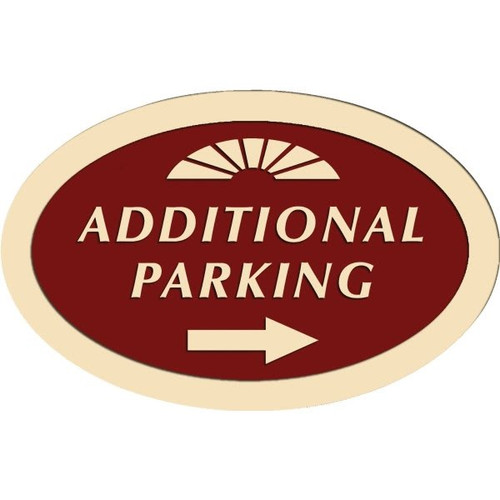 Custom Oval Dimensional Sign, Smooth Finish, 36 X 24