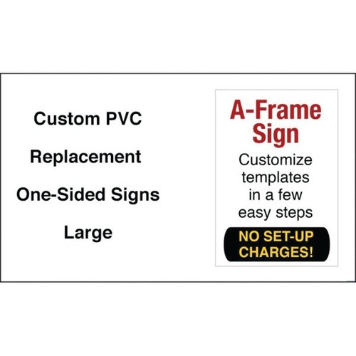 Custom Pvc Replacement Sign, Large