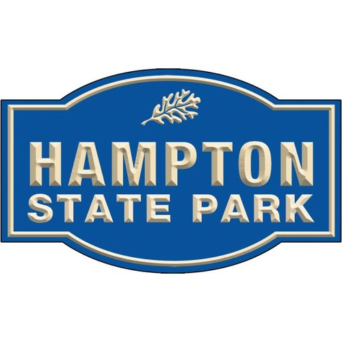 Custom V Groove Routed Dimensional Sign, Arched Top & Bottom, 60 X 36